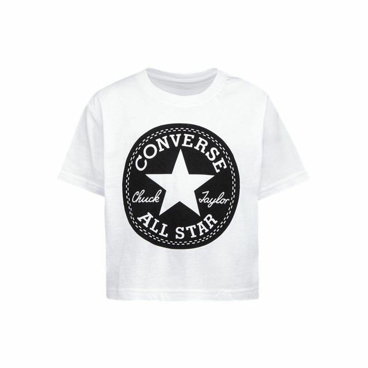 Short Sleeve T-Shirt Converse  Chuck Patch Boxy