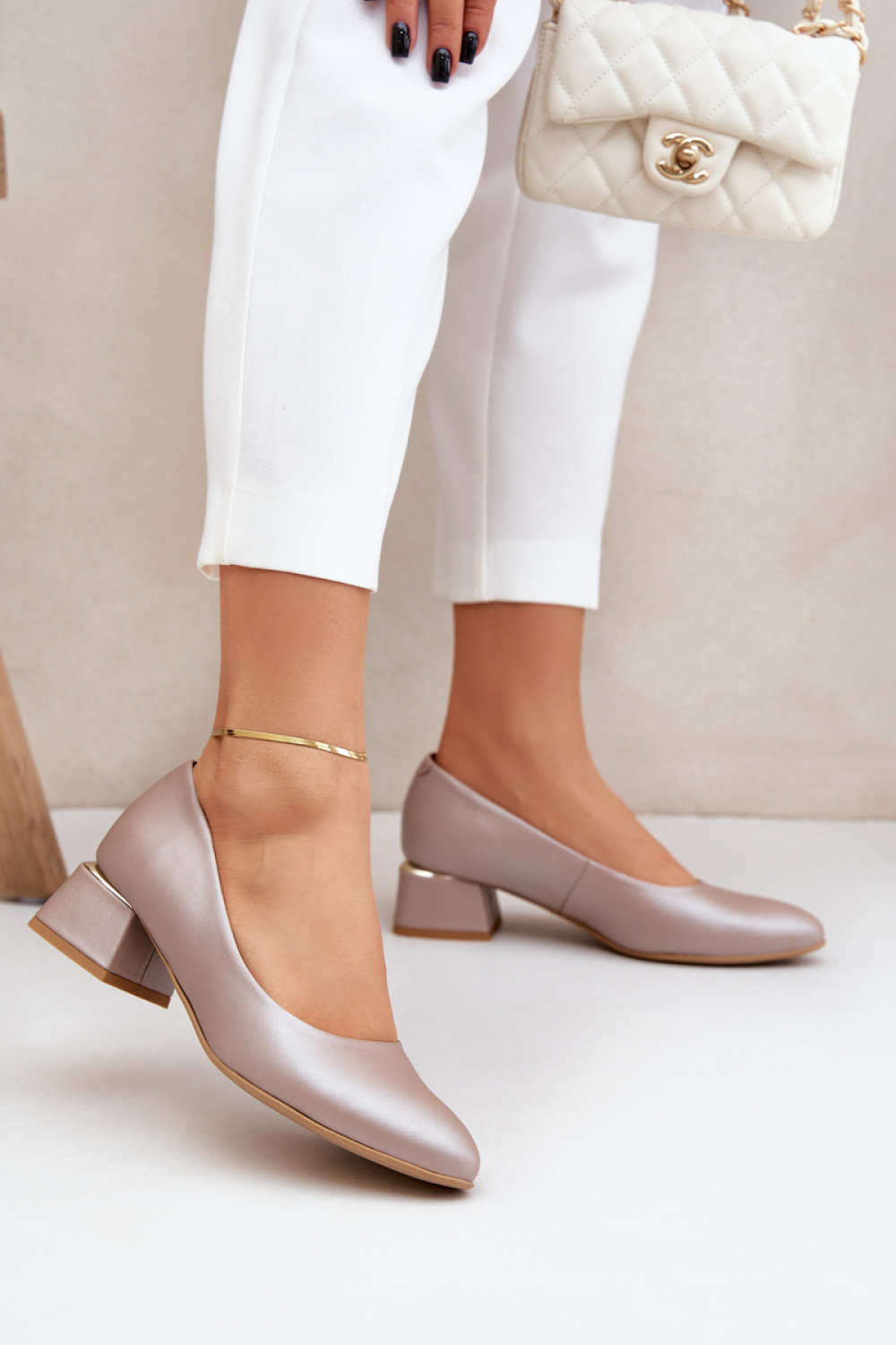  Heel pumps model 206817 Step in style  beige