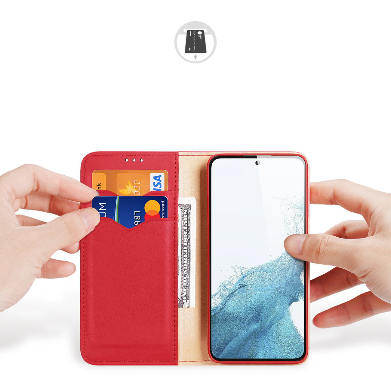 Dux Ducis Hivo Samsung Galaxy S23+ Plus red