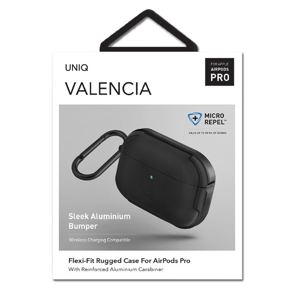 UNIQ Valencia Apple AirPods Pro midnight black Antimicrobial