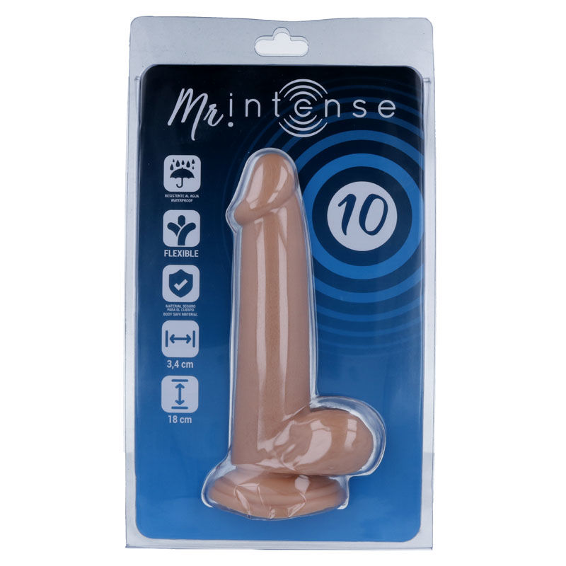 MR INTENSE - 10 REALISTIC COCK 18 -O- 3.4CM