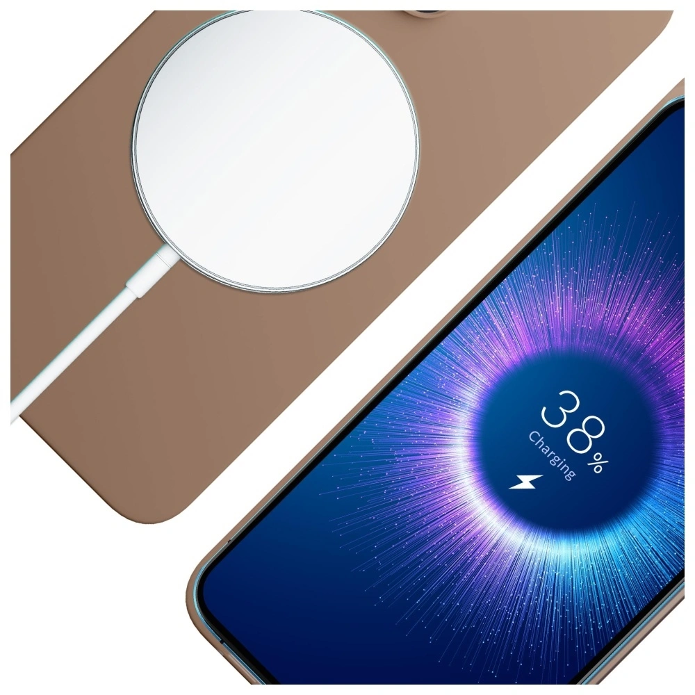 Etui 3MK Hardy MagSilicone do Apple iPhone 14 Pro Max ciemnozłoty