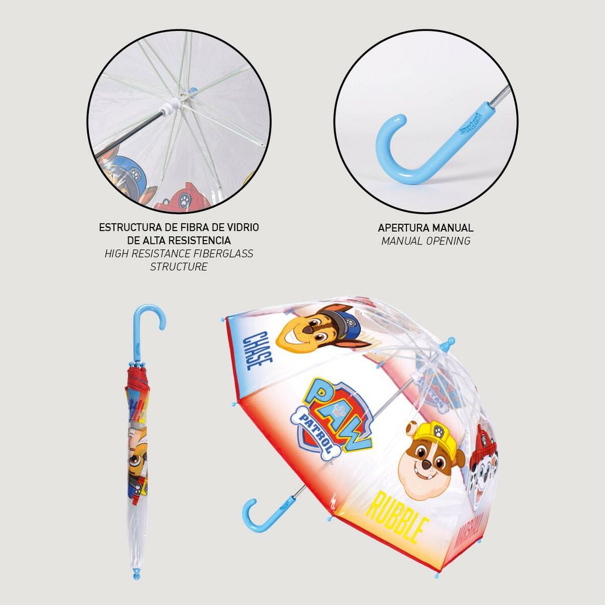 Parasol The Paw Patrol Ø 71 cm Wielokolorowy