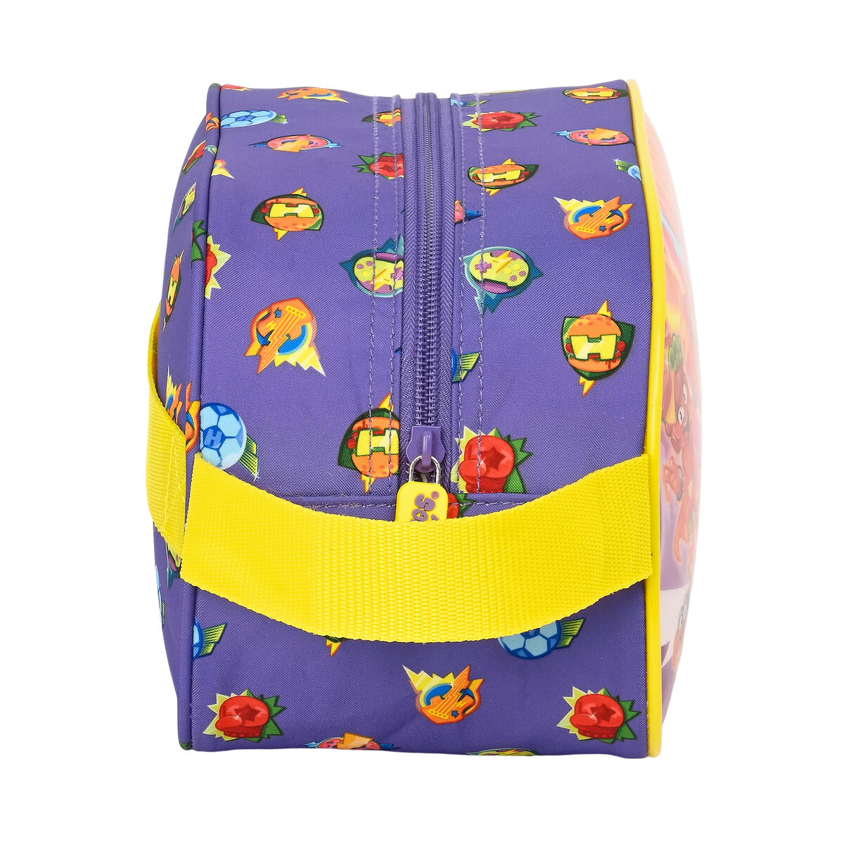 School Toilet Bag SuperThings Guardians of Kazoom Purple Yellow (26 x 15 x 12 cm)