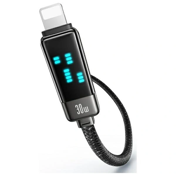 USAMS US-SJ743 cable USB-C / Lightning 30W 1.2m Zinc Alloy Fast Charging Data Cable Meteor Series