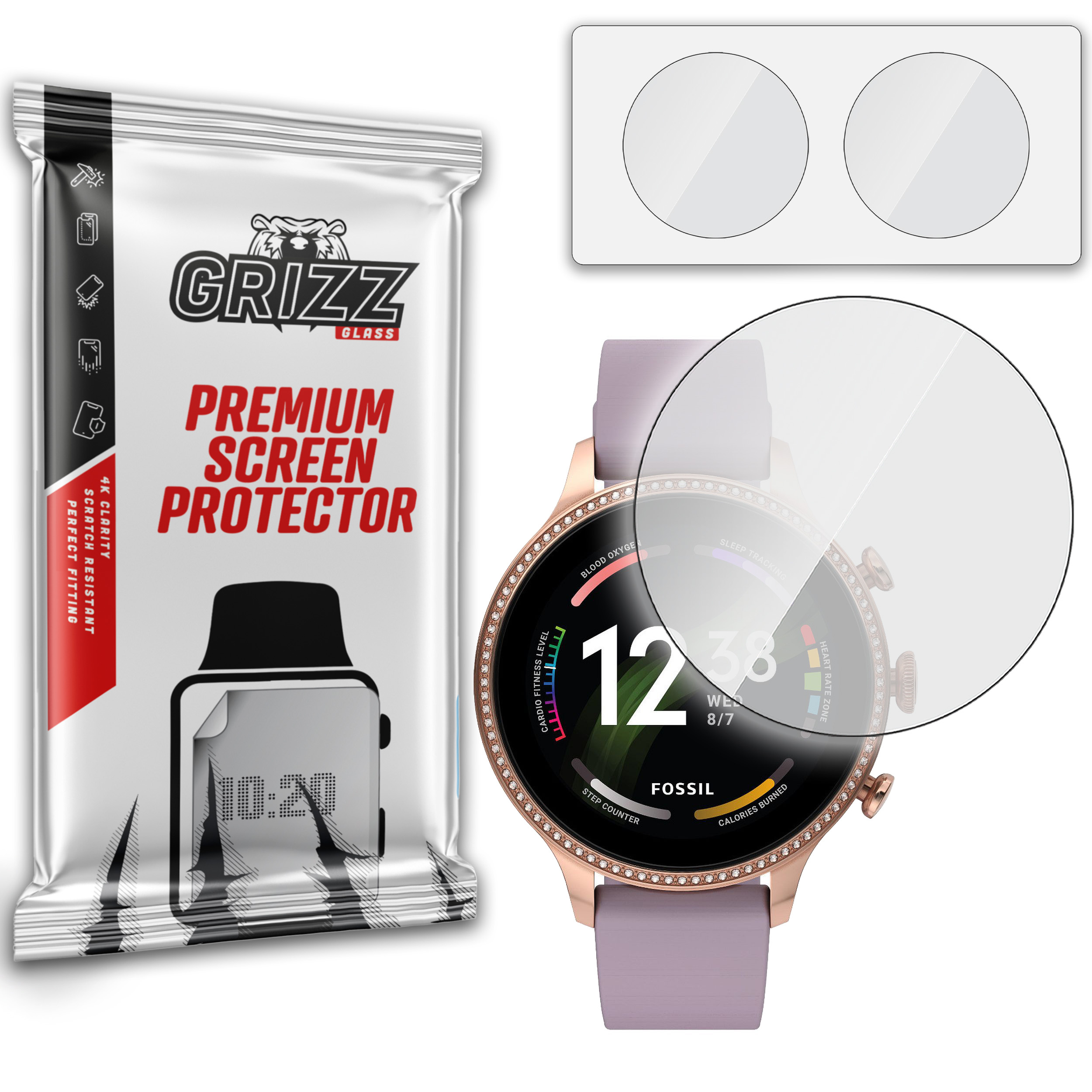 GrizzGlass HybridGlass Universal for watch 28mm