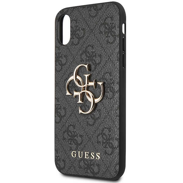 Guess GUHCPX4GMGGR Apple iPhone XS/X grey hardcase 4G Big Metal Logo