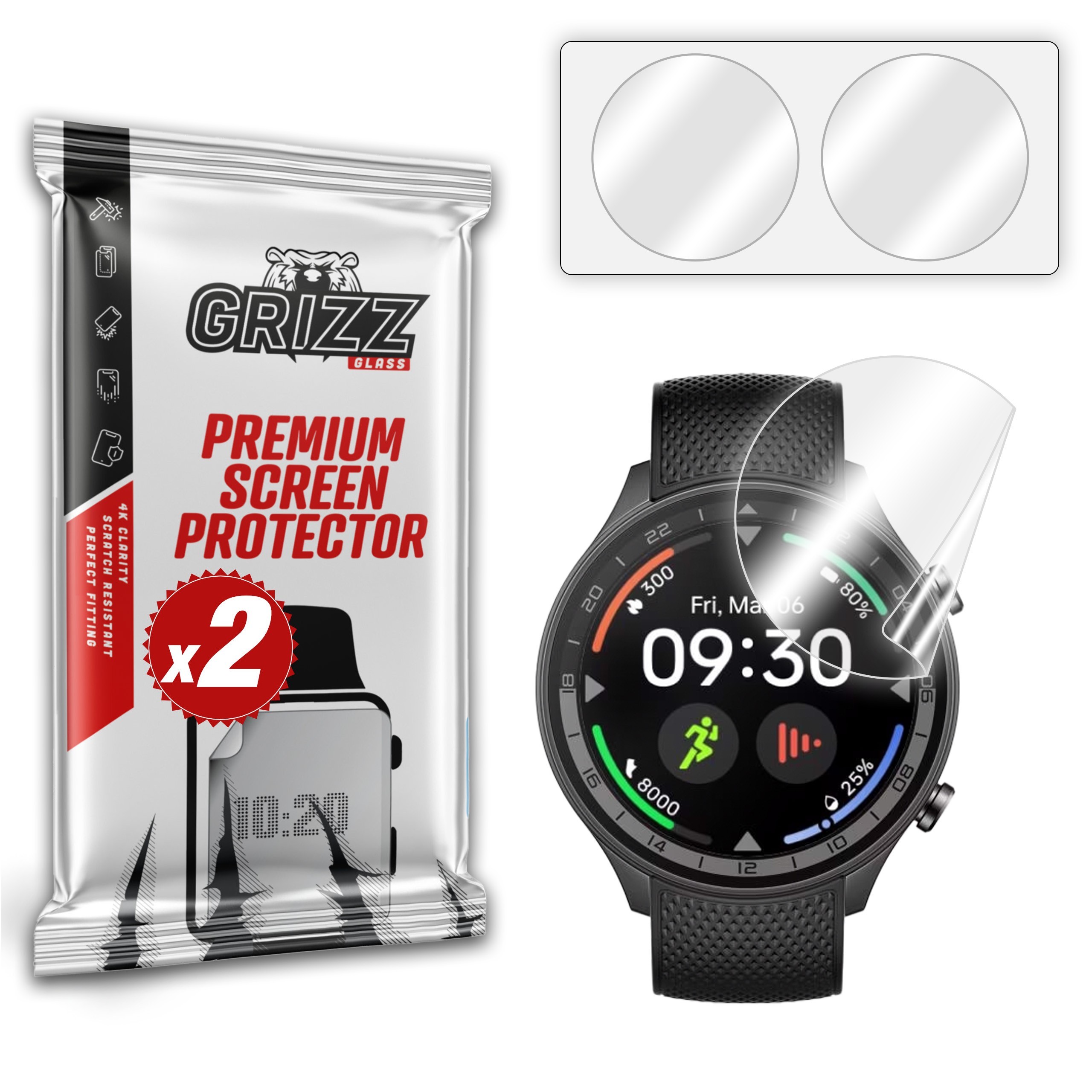 GrizzGlass CeramicFilm OnePlus Watch 2R