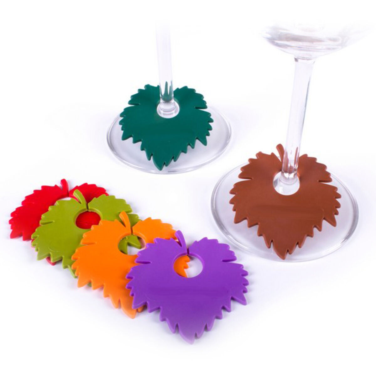 Wineglass Identifier Koala Bodega (6 pcs) 5,5 cm Plastic (6 Pieces)