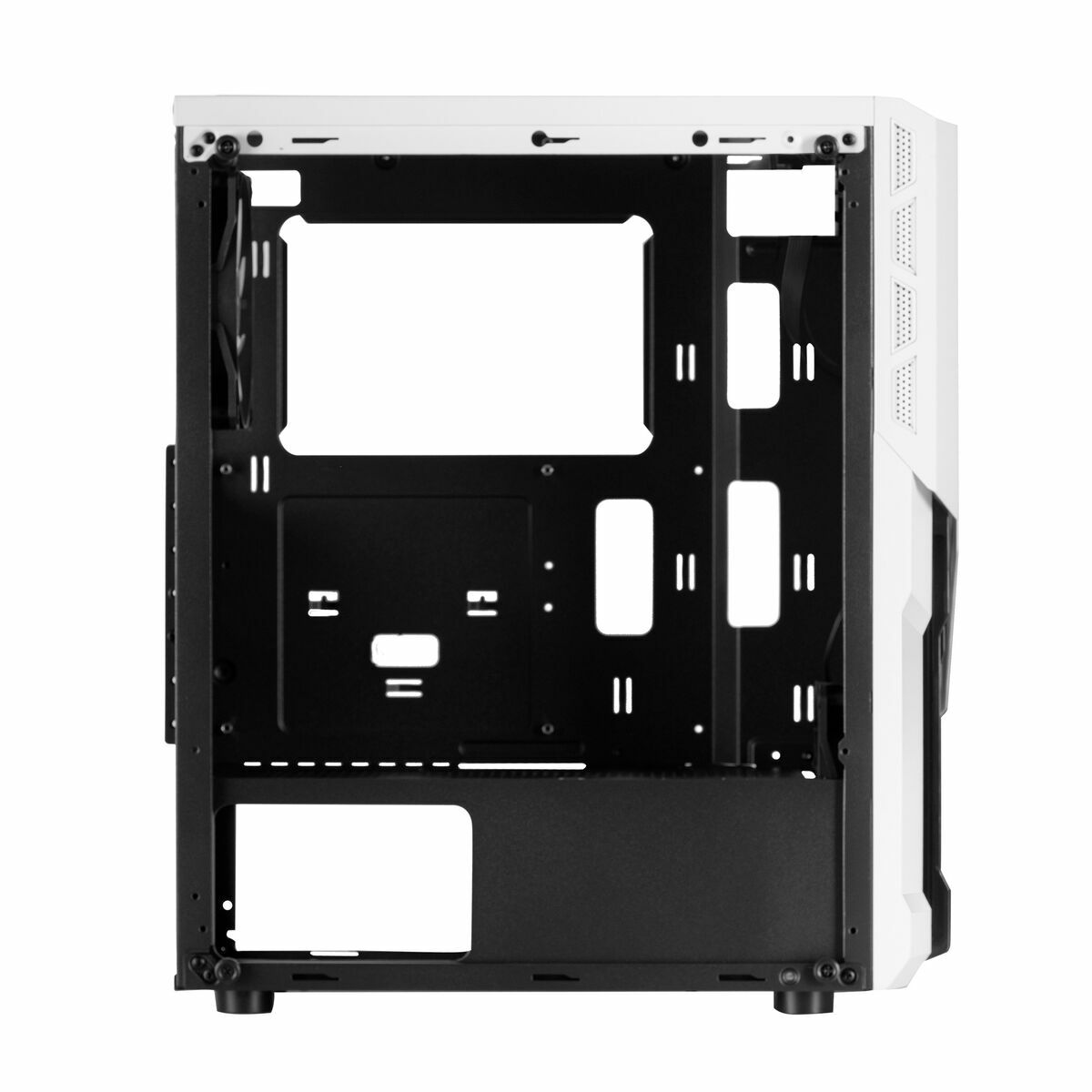 Obudowa ATX Mars Gaming MC-X2 Blanco Caja PC Gaming ATX Frontal Acero FRGB 2 Ventiladores 12cm FRGB Ventana Lateral Completa Bia