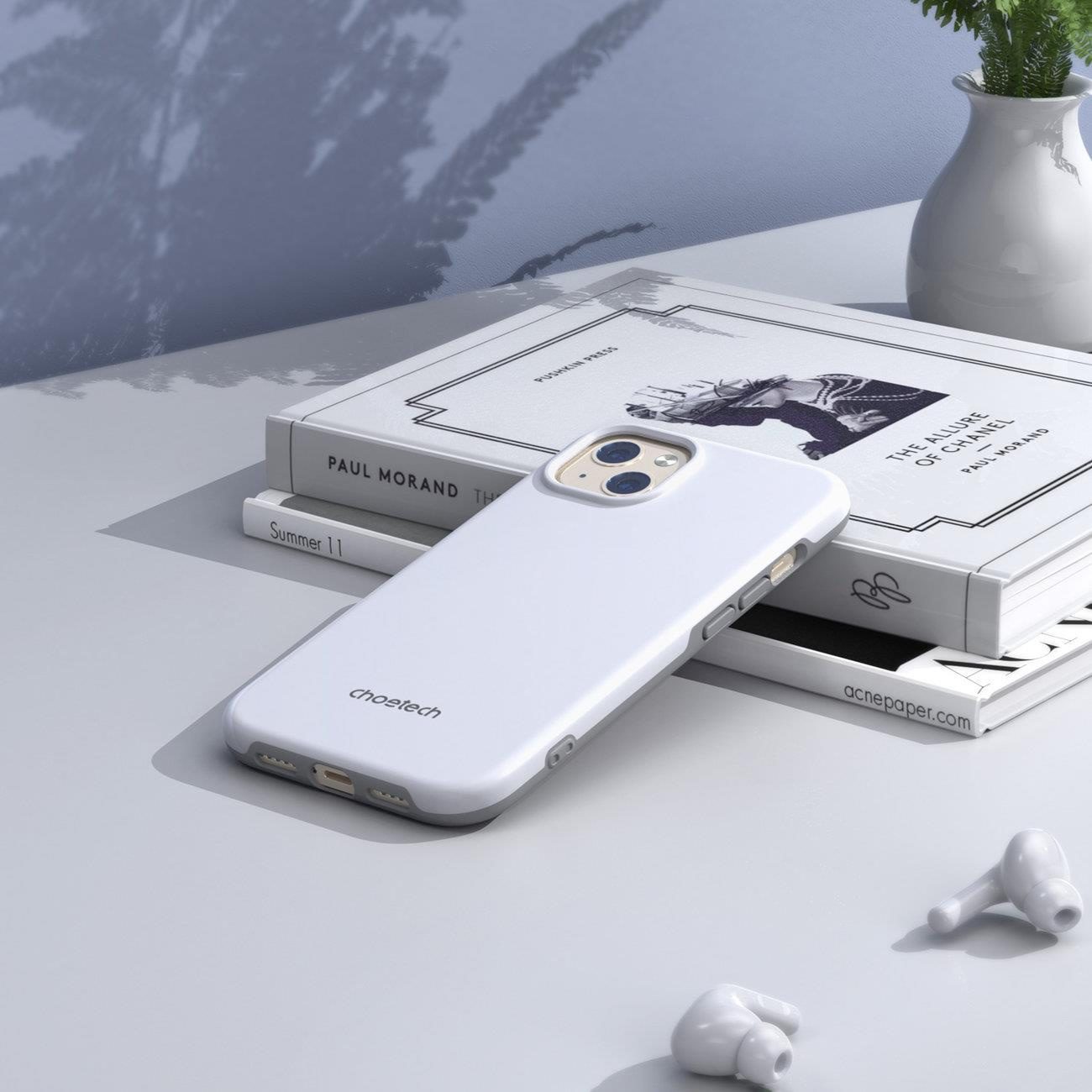 Choetech PC0112-MFM-WH MFM Anti-drop Made For MagSafe Apple iPhone 13 white
