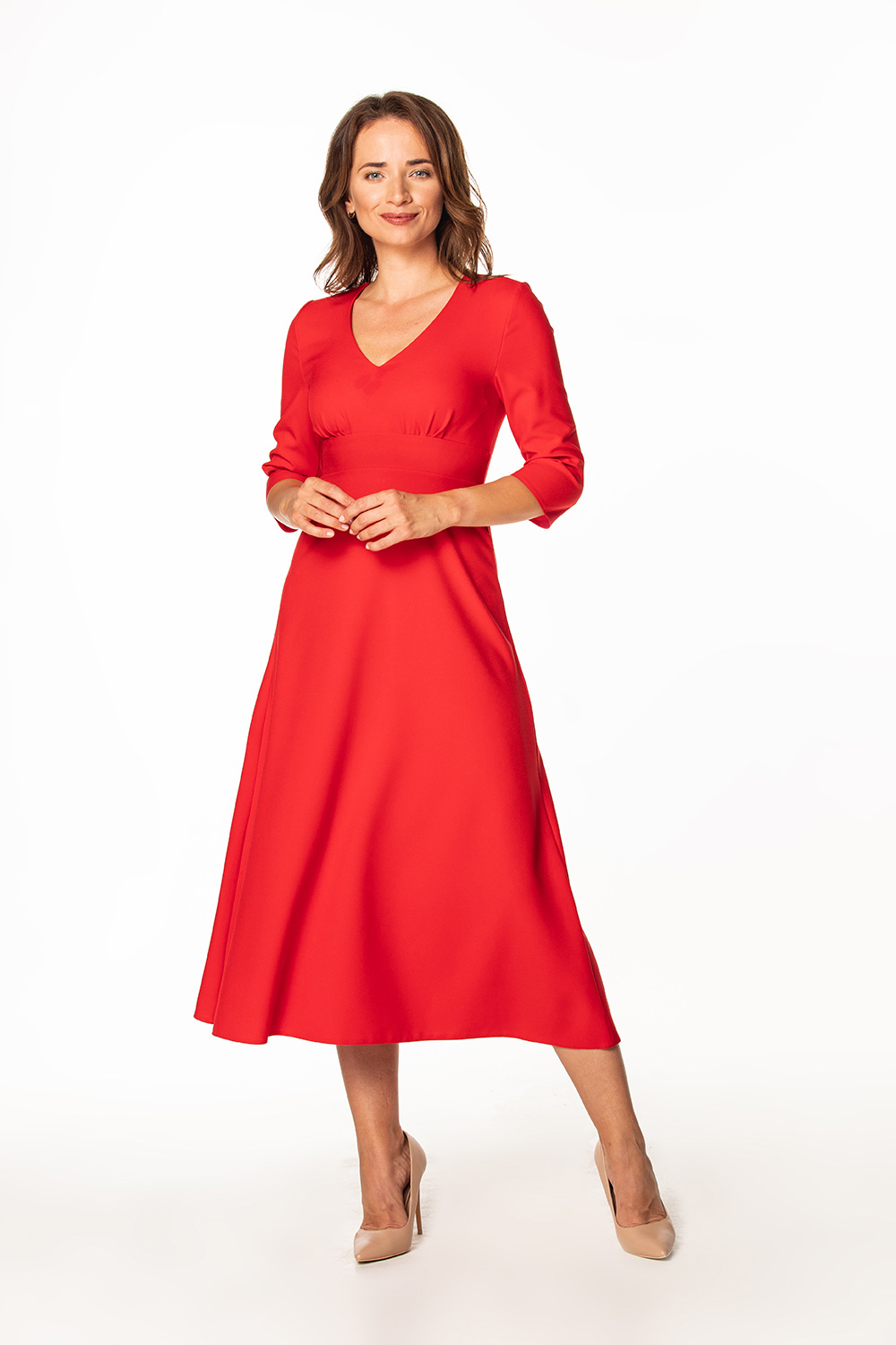 Alltagskleid model 171924 Tessita rot Damen