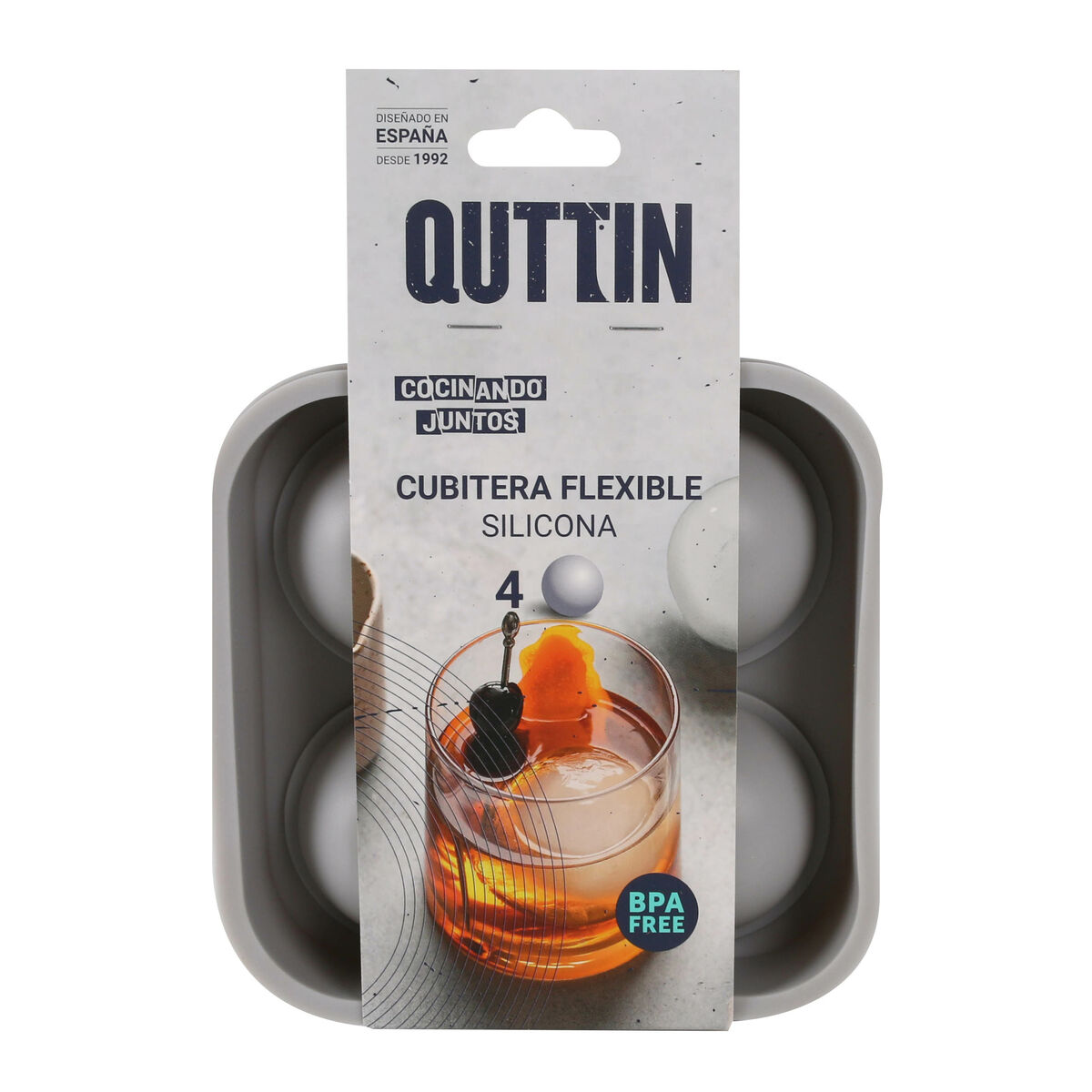 Ice Cube Mould Quttin Silicone 12,5 x 12,5 x 4,75 (24 Units) Ice Cube Mould Quttin Silicone 12,5 x 12,5 x 4,75 (24 Units)