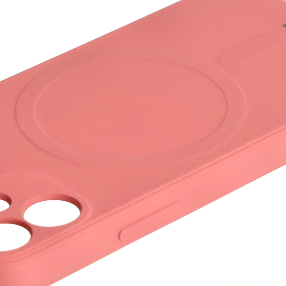 Bizon Case Silicone MagSafe Sq Apple iPhone 12 Mini dirty pink