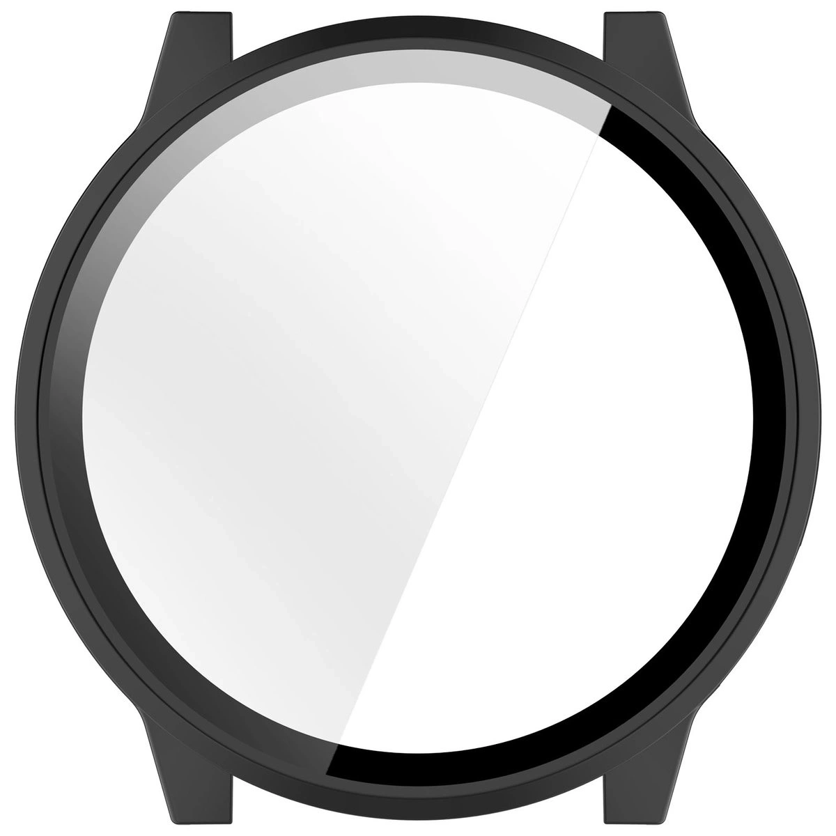 Etui ze szkłem do zegarka Bizon Case+Glass Watch do Garmin Venu 4 45mm czarne