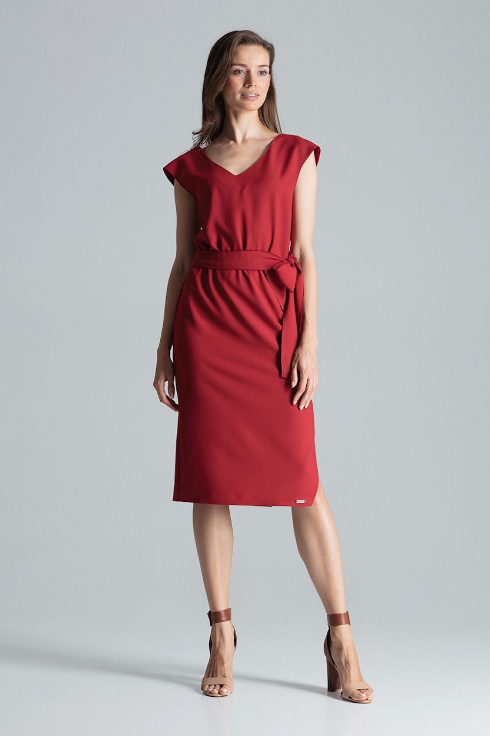 Alltagskleid model 135793 Figl rot Damen