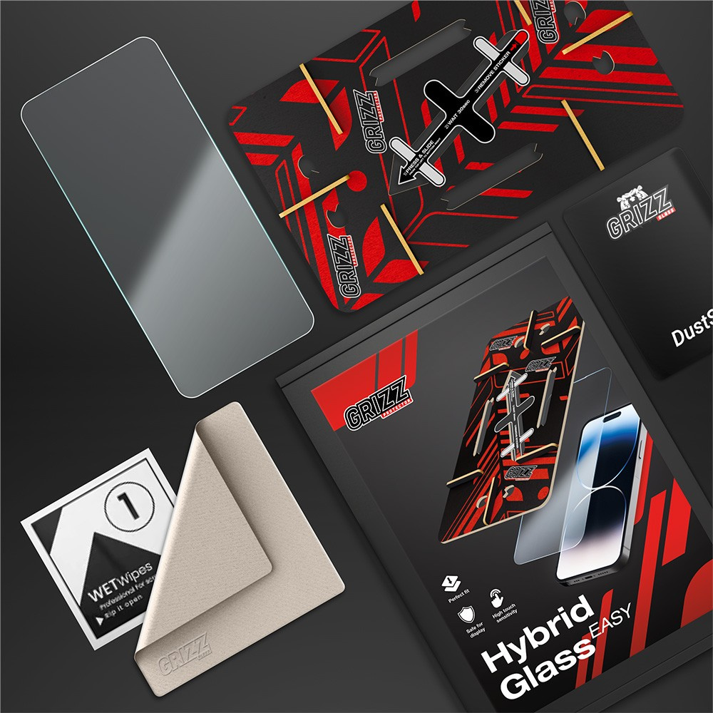 GrizzGlass HybridGlass Easy Honor 200 Lite