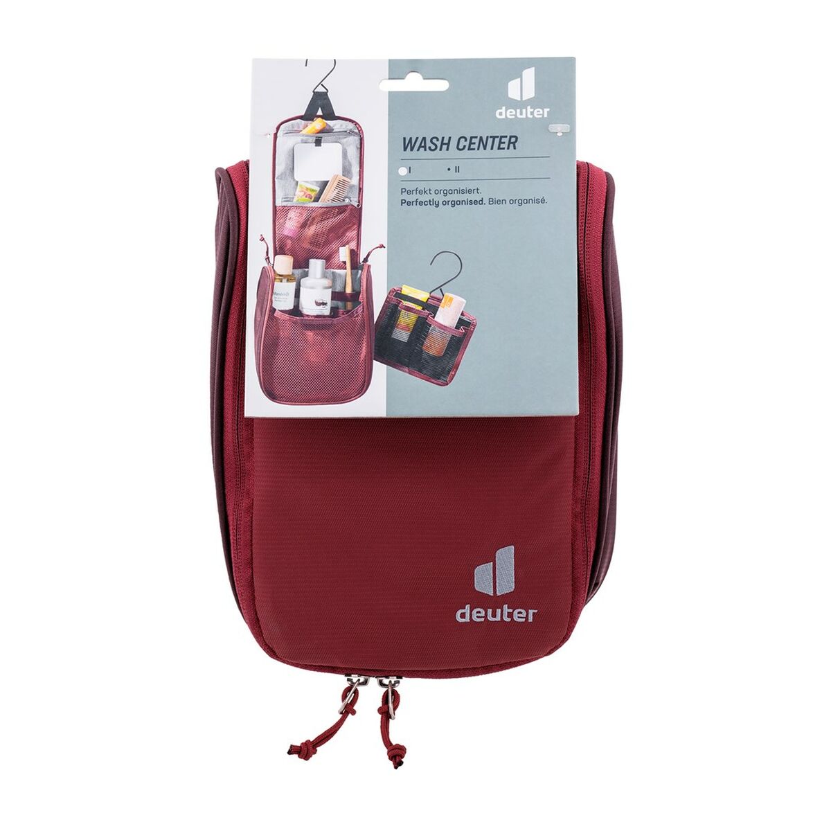 Travel Vanity Case Deuter Wash Center I Red Polyamide 18 x 22 x 8 cm
