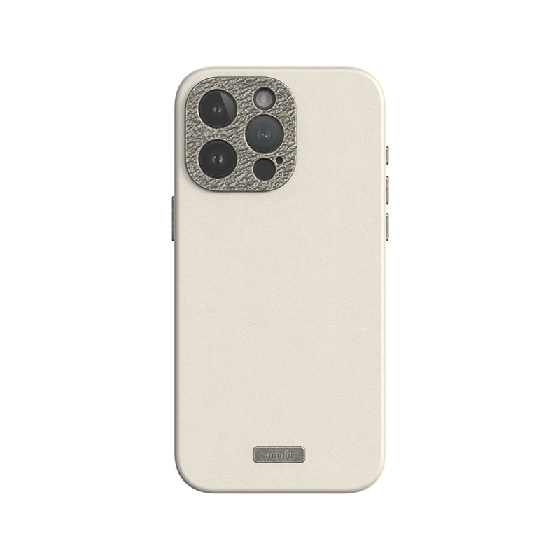Moshi Napa MagSafe Apple iPhone 15 Plus (Eggnog White)