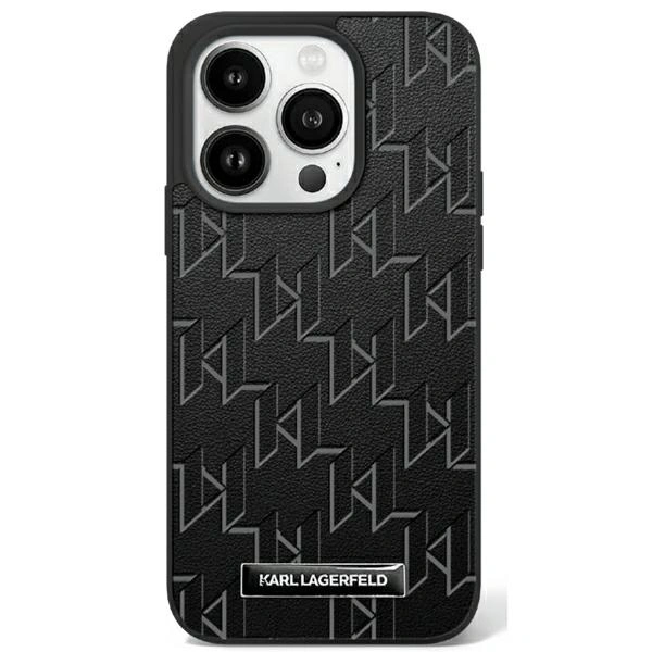 Karl Lagerfeld KLHMP16MPKHPORPK Apple iPhone 16 Plus hardcase Hot Stamp MagSafe black