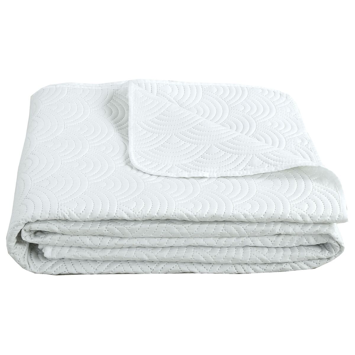 Bedspread (quilt) DKD Home Decor White Double 240 x 260 x 1 cm