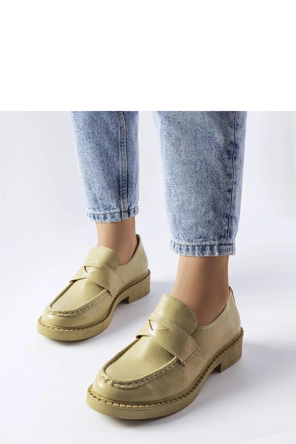  Mocassin model 207910 Solea  green