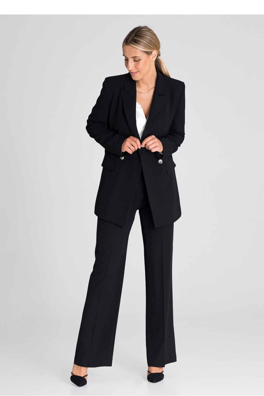  Trousers model 185075 Figl  black