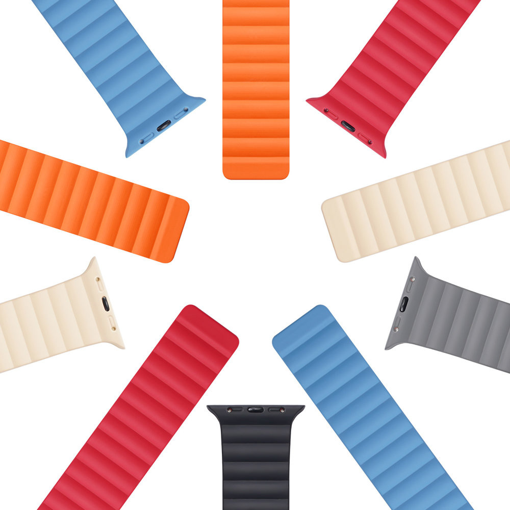 Dux Ducis Magnetic Strap Apple Watch 4/5/6/7/8/SE 40/41mm blue (Chain Version)