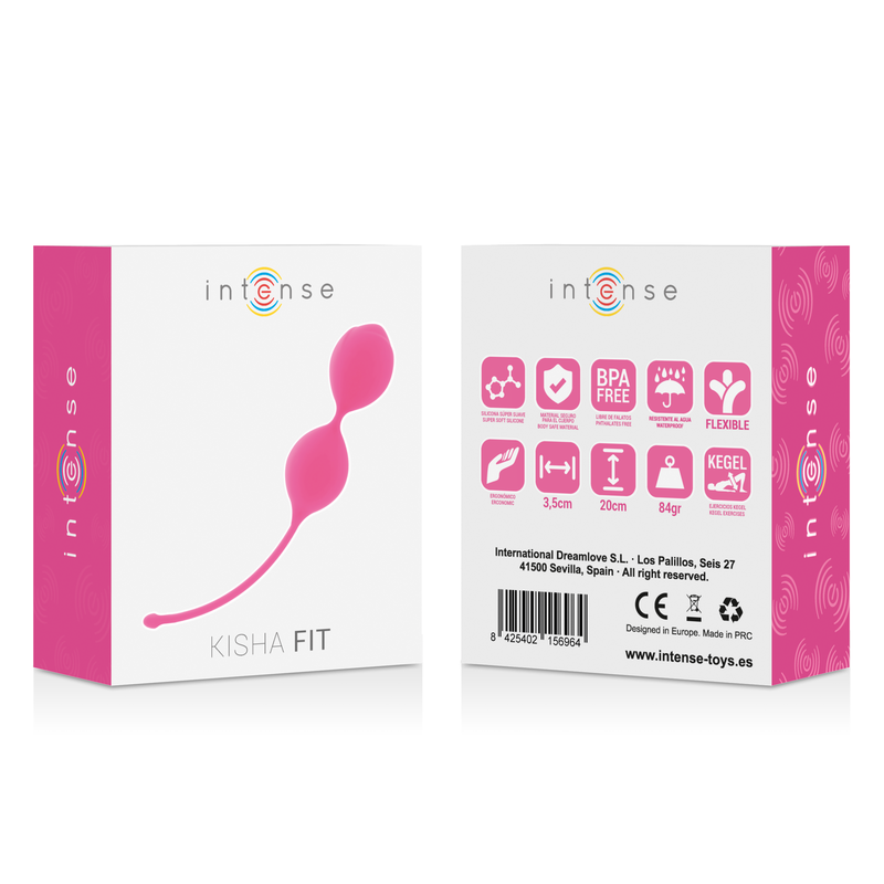 INTENSE  KISHA FIT SILICONE KEGEL HOT PINK