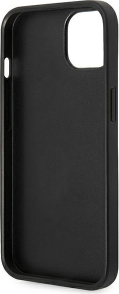 Karl Lagerfeld KLHCP14MSAPKHG Apple iPhone 14 Plus silver hardcase Saffiano Karl`s Head Patch