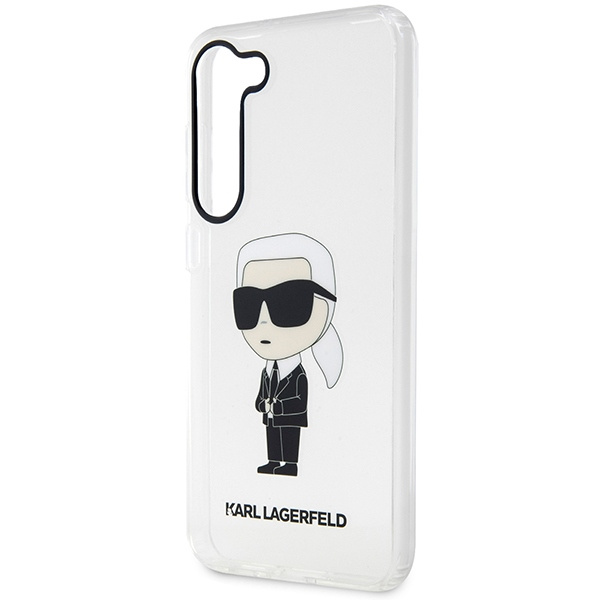 Karl Lagerfeld KLHCS23MHNIKTCT Samsung Galaxy S23+ Plus transparent hardcase Ikonik Karl Lagerfeld