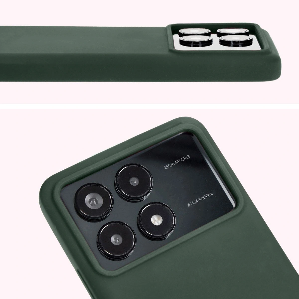 Bizon Soft Case Xiaomi Poco F6 Pro dark green