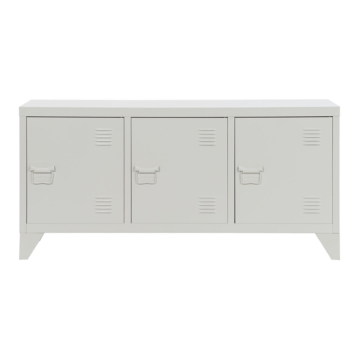 TV furniture Home ESPRIT White Metal 120 x 40 x 58 cm TV furniture Home ESPRIT White Metal 120 x 40 x 58 cm