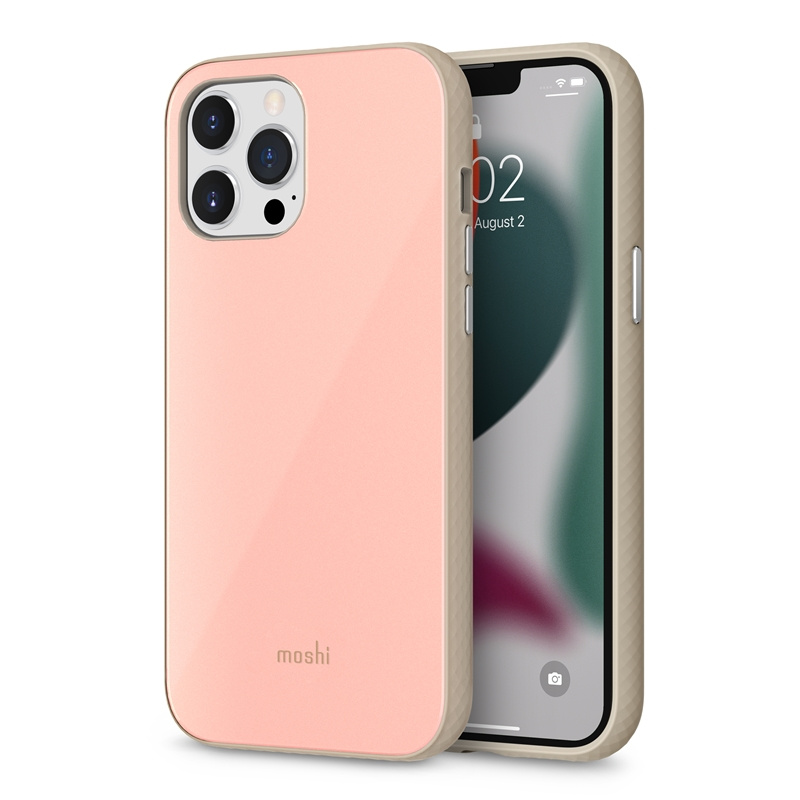 Moshi iGlaze Apple iPhone 13 Pro Max (system SnapTo) (Dahlia Pink)