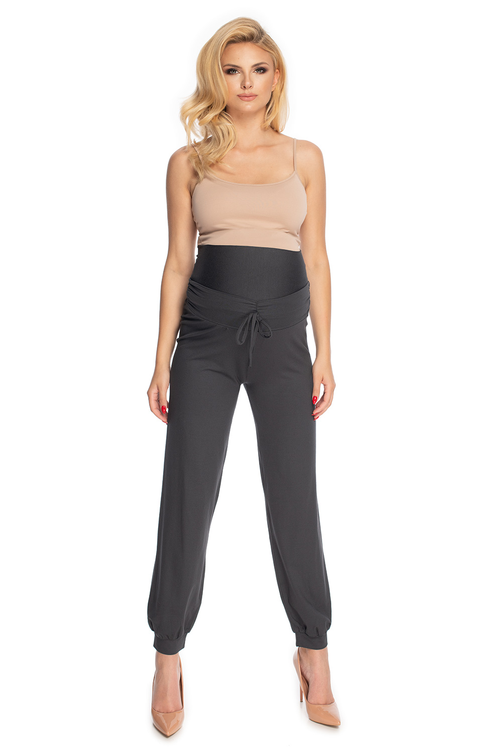  Women trousers model 147529 PeeKaBoo  grey