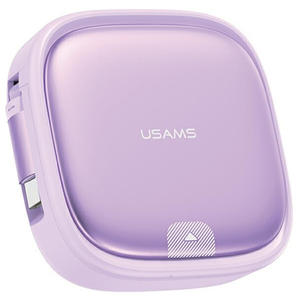 USAMS US-SJ650 3in1 cable MicroUSB / USB-C / Lightning 60W purple