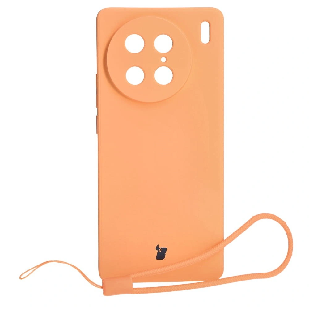 Bizon Case Silicone Sq VIVO X90 Pro orange