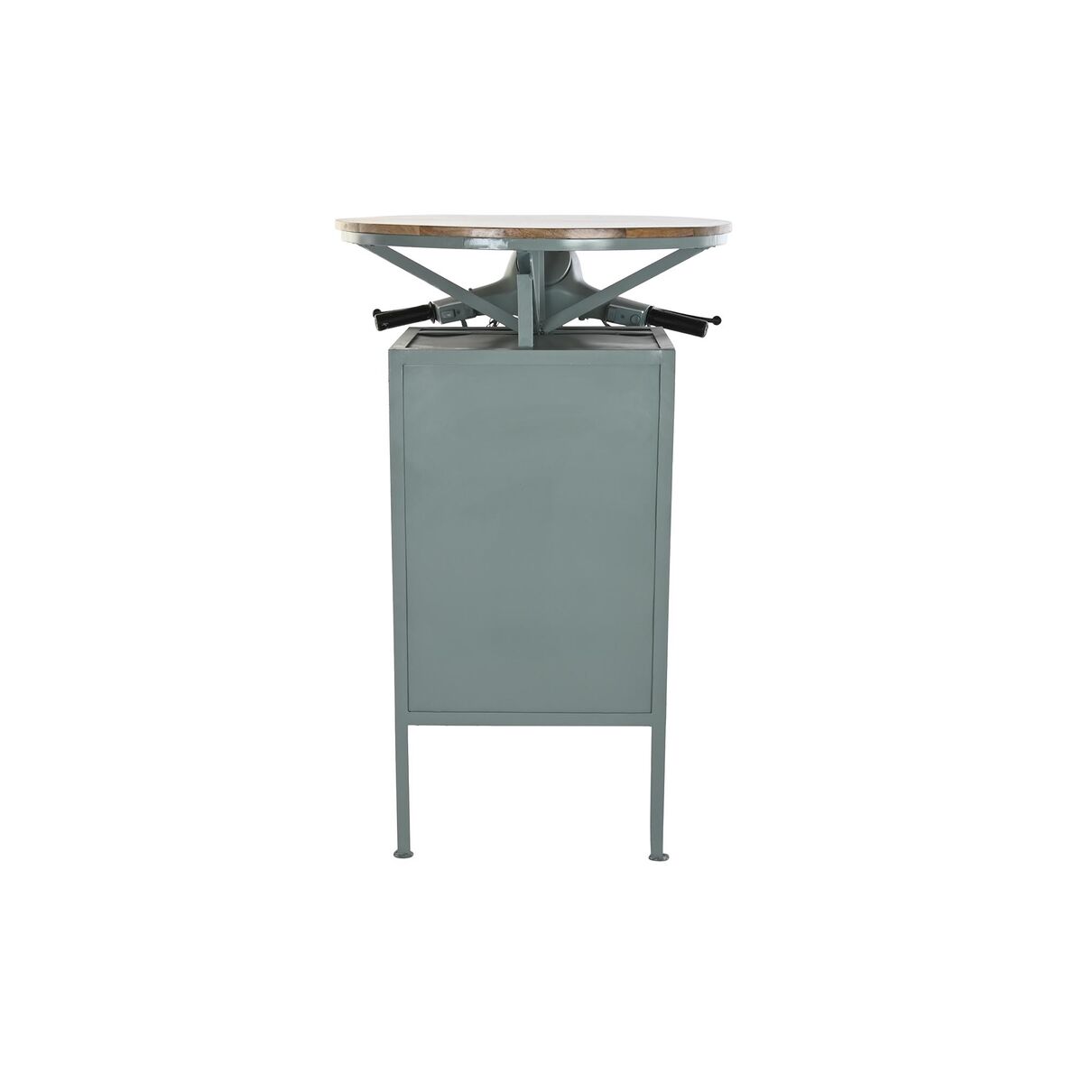 Table DKD Home Decor Blue Brown Aluminium Green Iron Mango wood (116 x 72 x 110 cm)