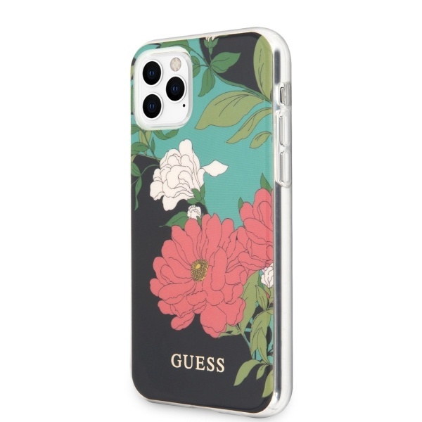 Guess GUHCN58IMLFL01 Apple iPhone 11 Pro black N°1 Flower Collection