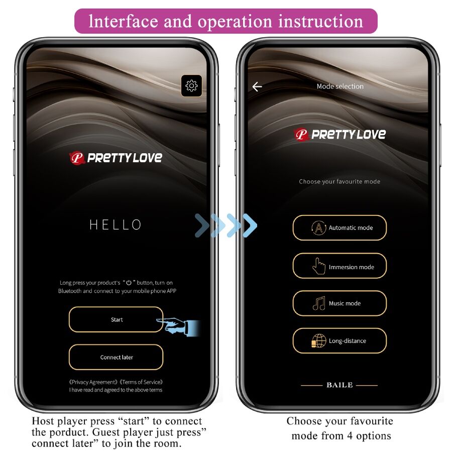 PRETTY LOVE - LEVIATHAN APP CONTROLLED VIBRATOR PURPLE PRETTY LOVE - LEVIATHAN APP CONTROLLED VIBRATOR PURPLE