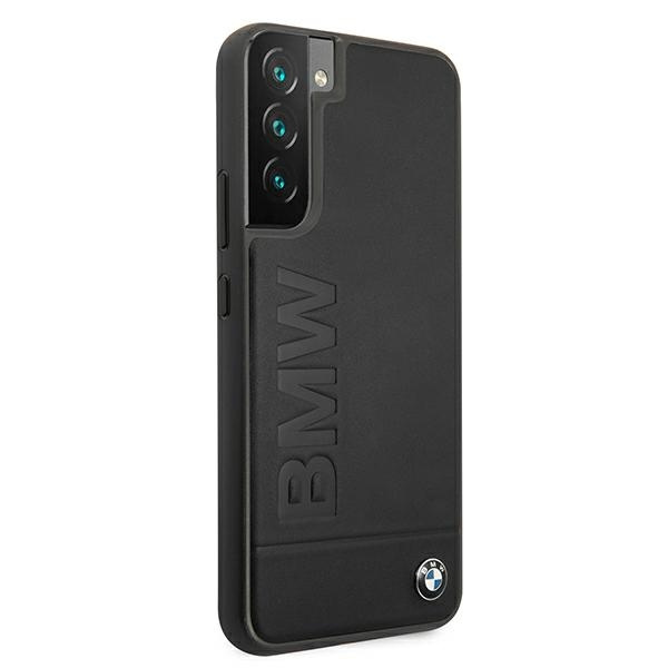 BMW BMHCS22MSLLBK Samsung Galaxy S22+ Plus black hardcase Signature Logo Imprint