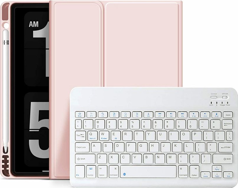Tech-Protect SC Pen + Keyboard Apple iPad 10.2 2019/2020/2021 7, 8, 9. Gen Pink