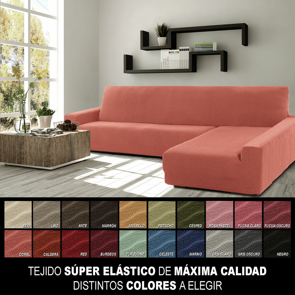 Cover for chaise longue with long right arm Sofaskins NIAGARA 210 - 340 cm Cover for chaise longue with long right arm Sofaskins NIAGARA 210 - 340 cm