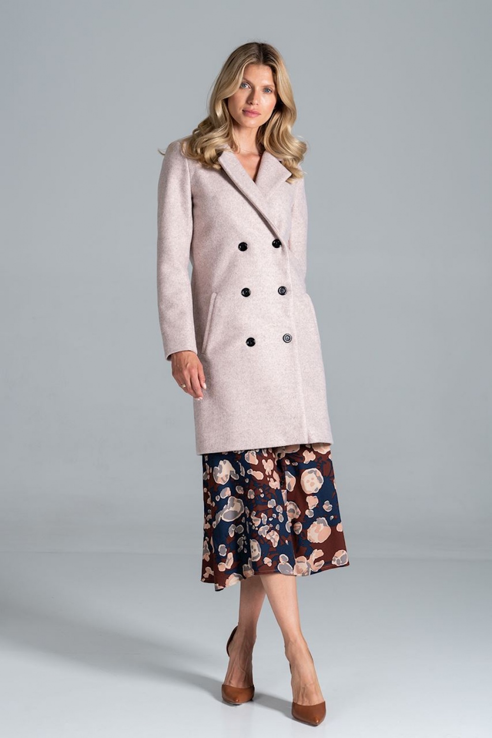 Coat model 157487 Figl pink Ladies