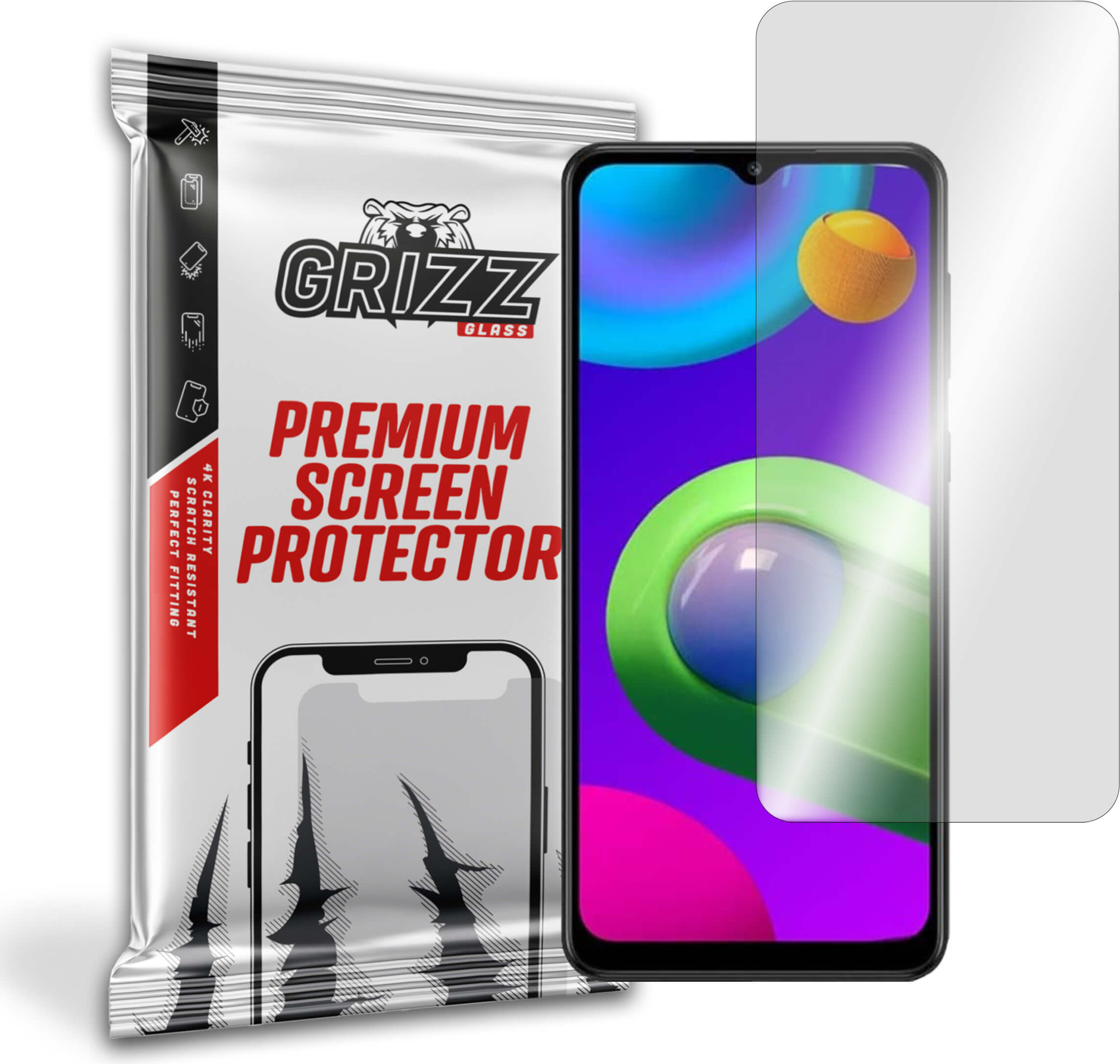 GrizzGlass HybridGlass Samsung Galaxy M02