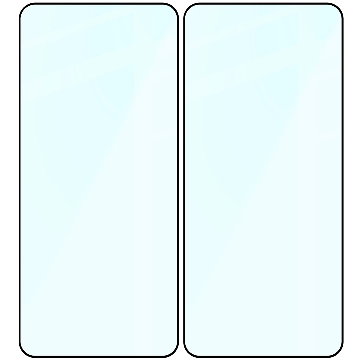 Szkło hartowane Bizon Glass Edge Duo do Xiaomi POCO X6 Pro / X7 Pro czarna ramka [2 PACK]