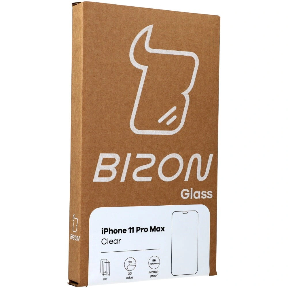 Bizon Glass Clear tempered glass - 3 pcs. + lens glass Apple iPhone 11 Pro Max