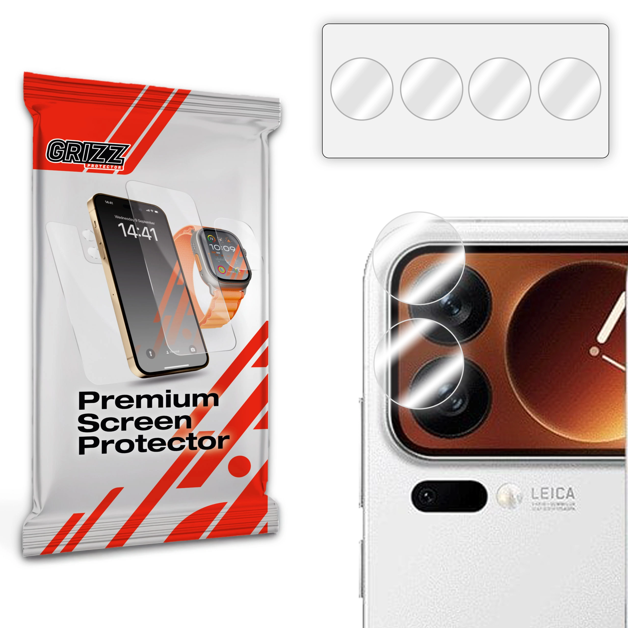 Szkło na aparat GrizzGlass HybridGlass Camera do Xiaomi 17 Pro