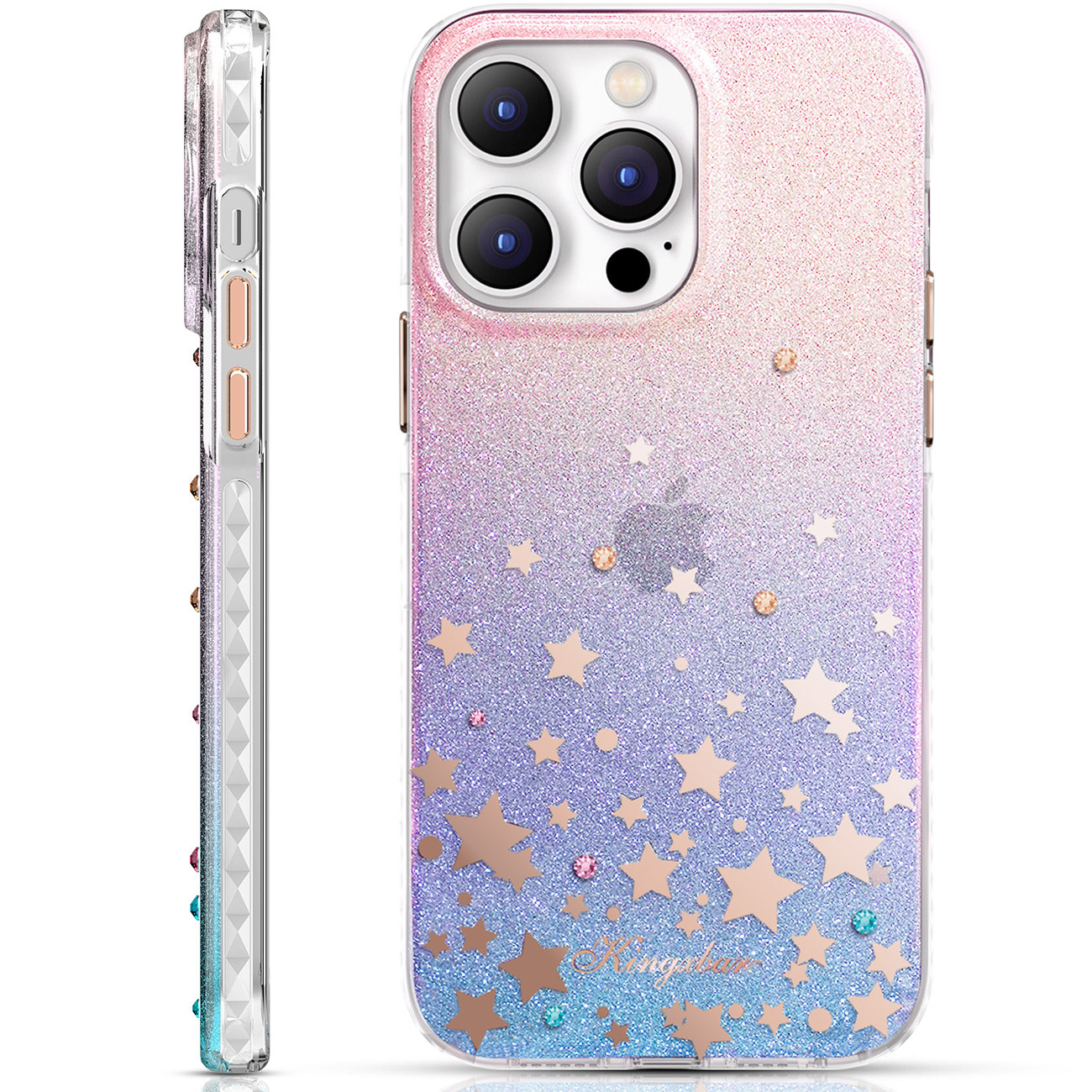 Kingxbar Heart Star Apple iPhone 14 Plus zodiac