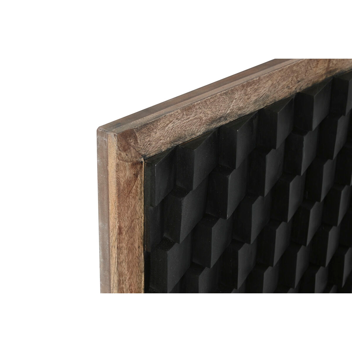 Headboard Home ESPRIT Brown Black Mango wood 160 x 5 x 80 cm